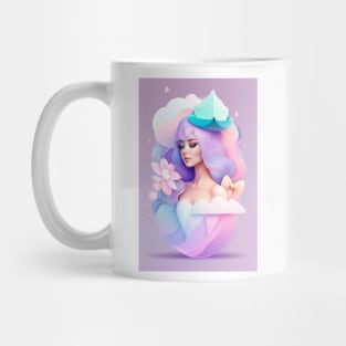 Magical illustration girl Mug